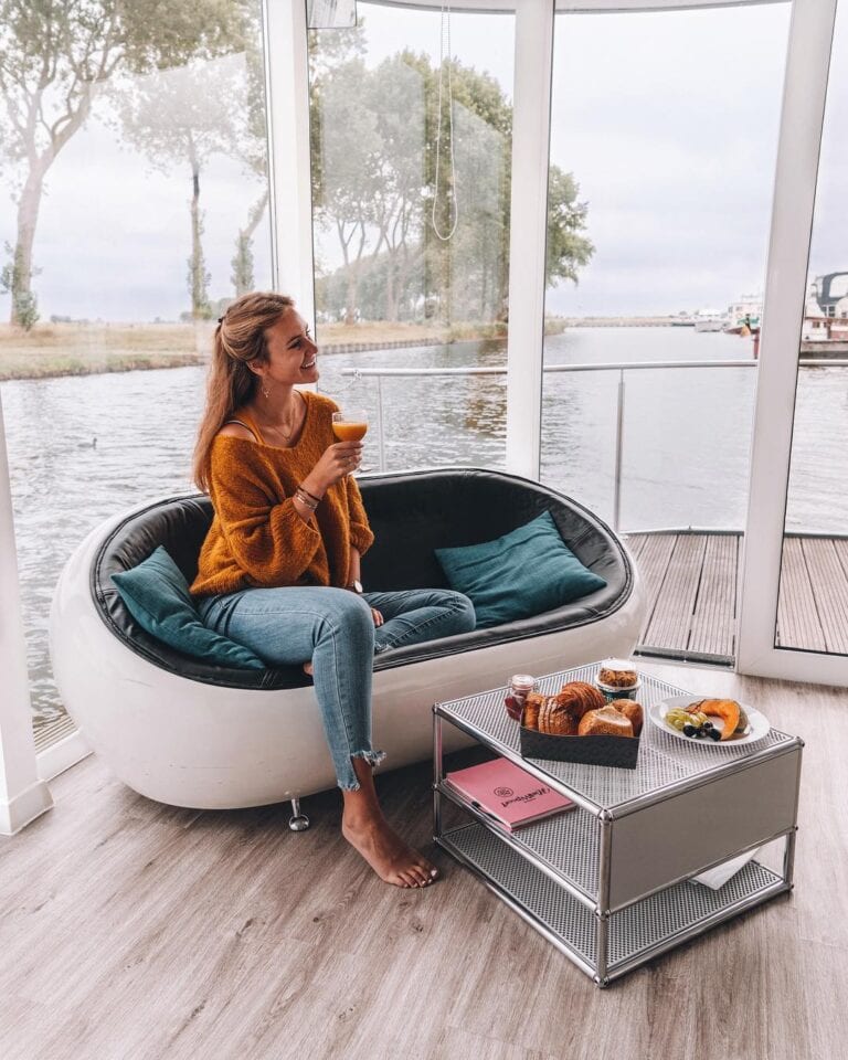 Petit déjeuner au Homeboat près de Nieuport