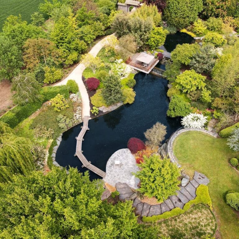 Vue du ciel du Koru Hôtel à Namur