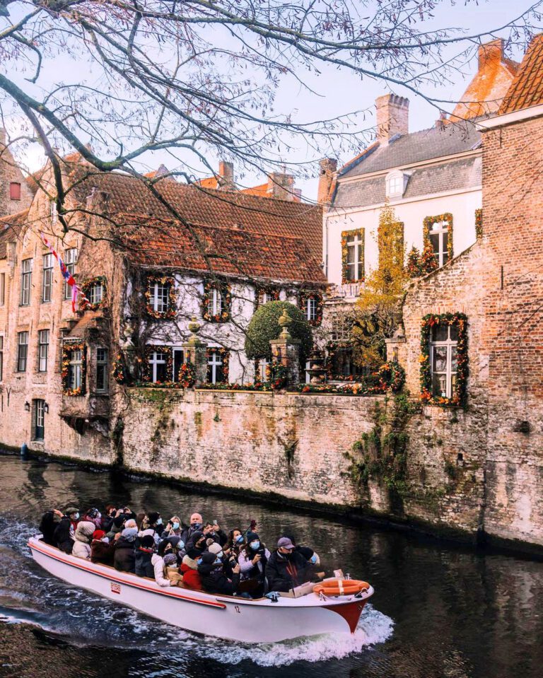 Canaux au B&B Barabas à Bruges