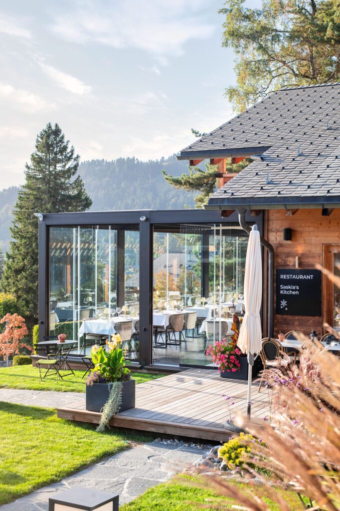 Arrivée aux Mazots du Clos à Villars-sur-Ollon