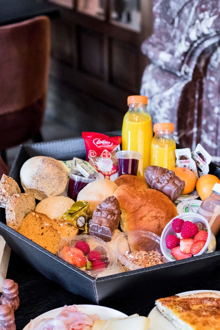 Petit déjeuner au B&B Ter Wallen à Iseghem
