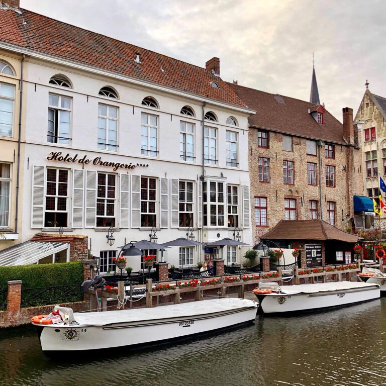 à l'hôtel de Orangerie à Bruges