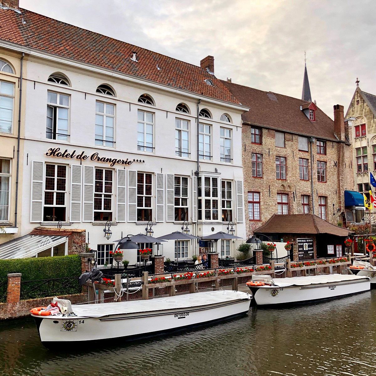 à l'hôtel de Orangerie à Bruges