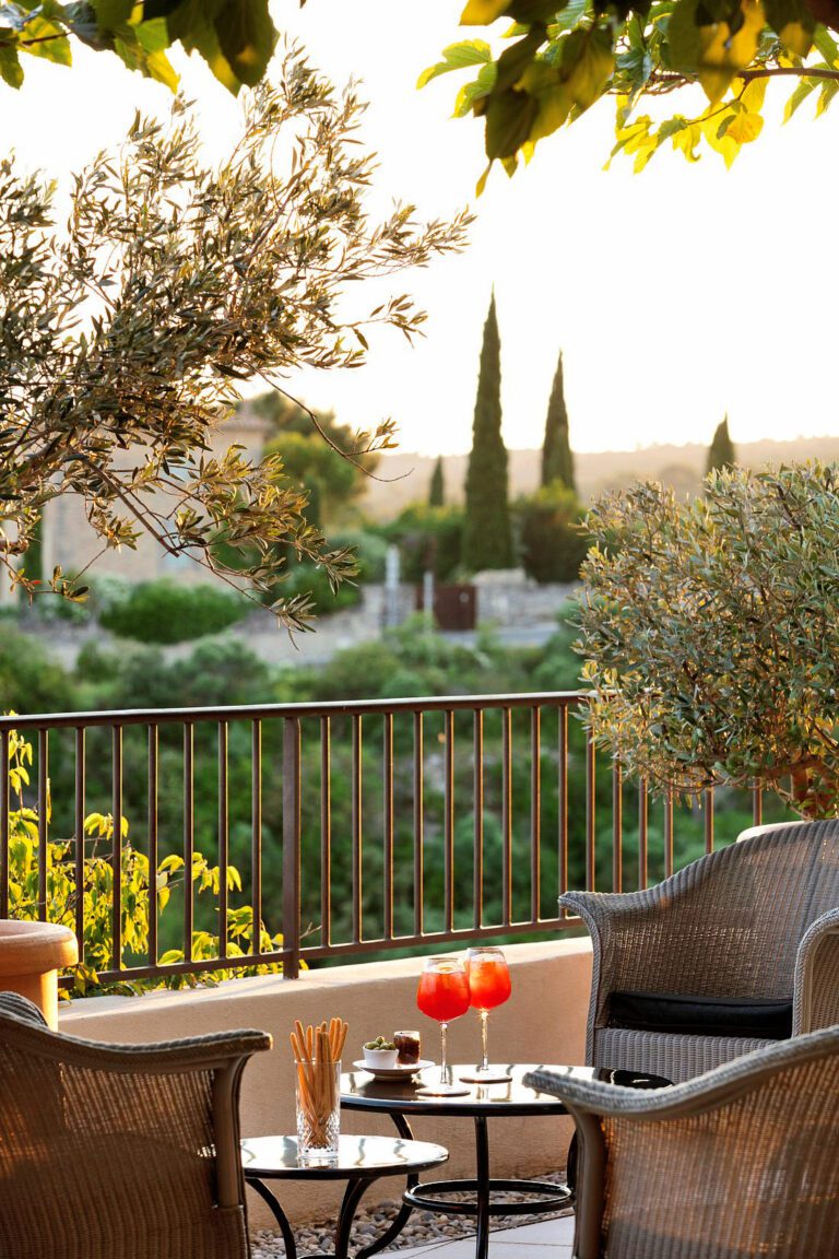 Verre en amoureux à la Bastide de Gordes