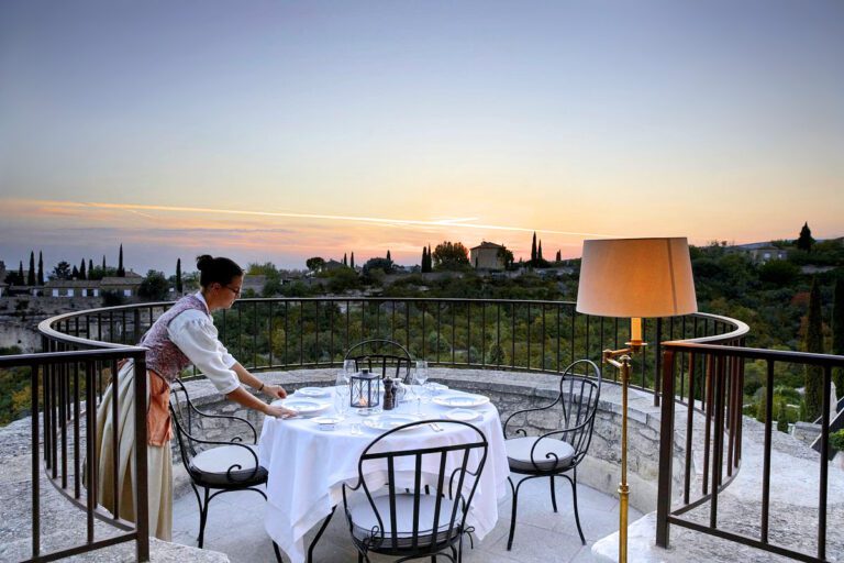 Dîner avec vue à la Bastide de Gordes