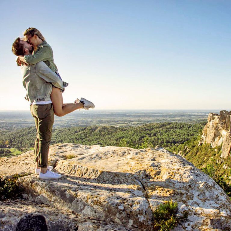 Couple à Baumanière en Provence