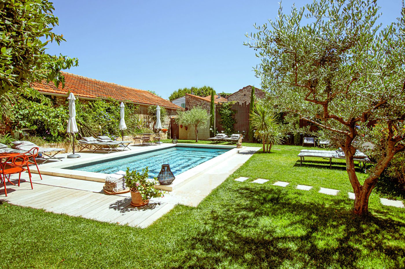 Piscine Le Petit Hôtel à Saint Rémy de Provence