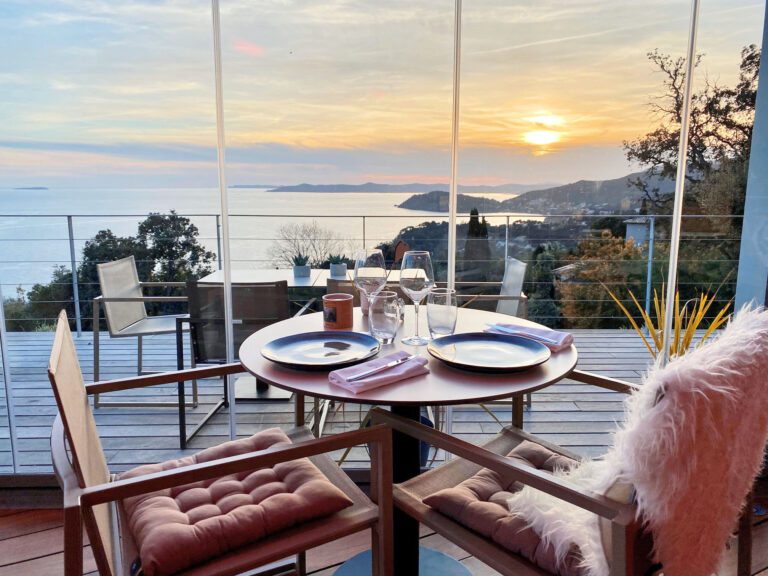 Dîner à la Villa Douce près de St Tropez