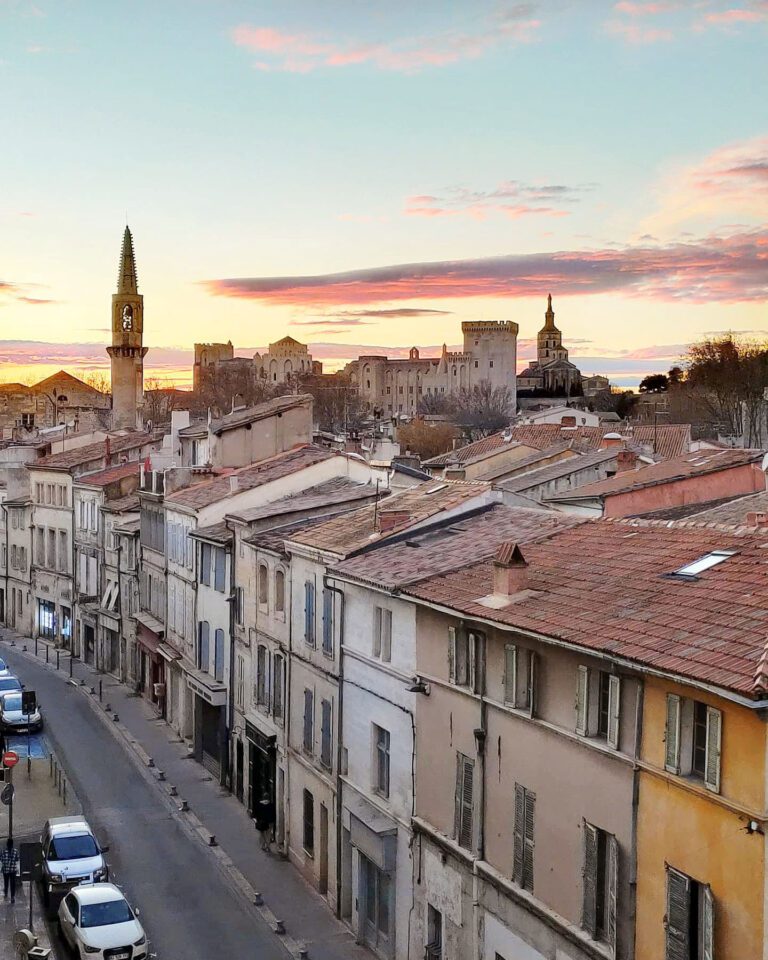 Vue sur la ville à Le Demoiselle à Avignon