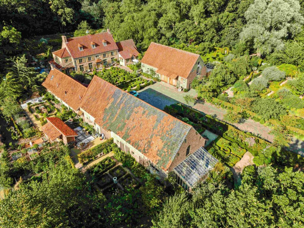 B&B De Loverlij à Bruges vue du ciel