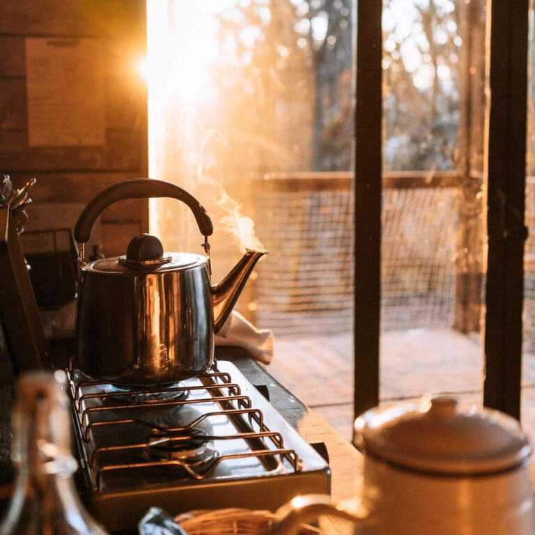 Cuisine aux cabanes Nutchel dans les Ardennes