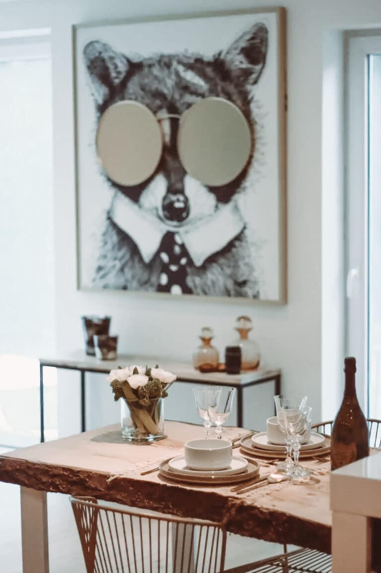 Salle à manger chez Casa Honey