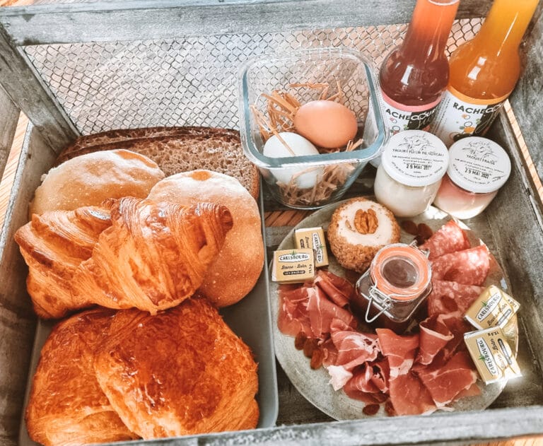 Petit-déjeuner de la Suite 77 au Luxembourg