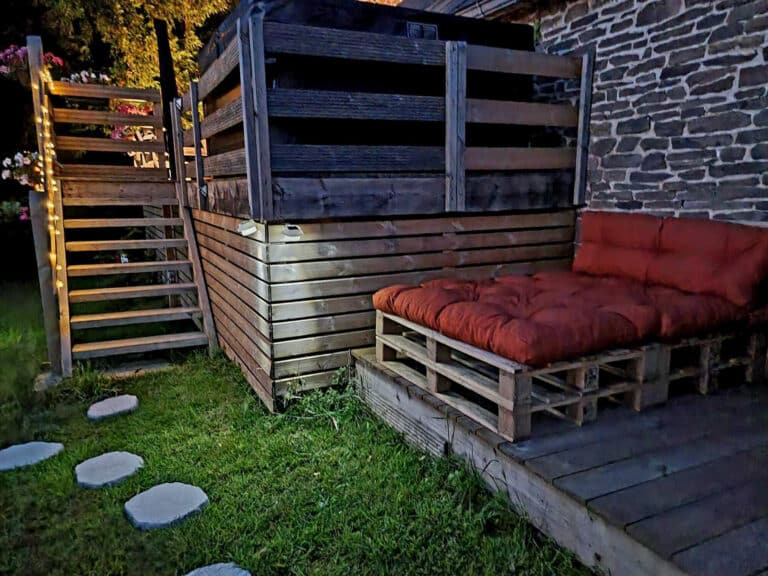 Terrasse à Bulle de Miel à Gesves