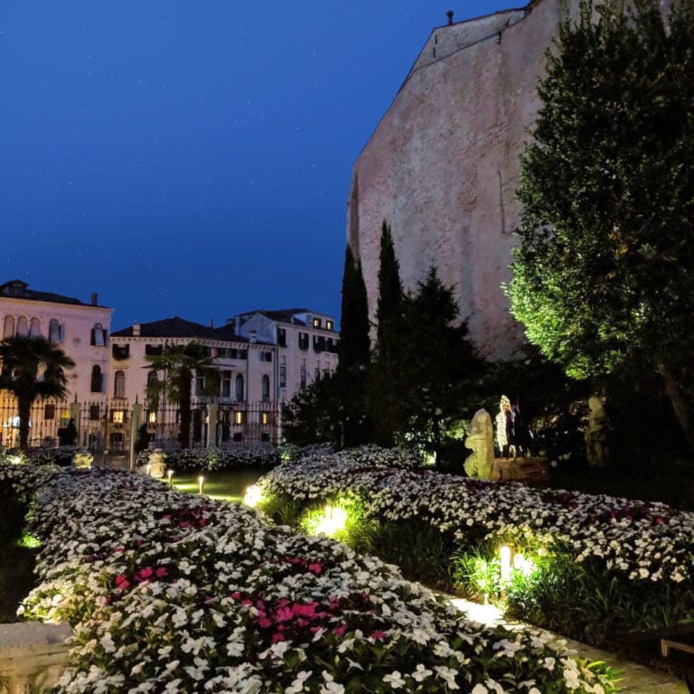 Jardin du Palazzo Venart Luxury Hotel à Venise en Italie