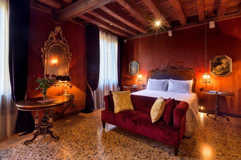 Chambre du Palazzo Venart Luxury Hotel à Venise en Italie