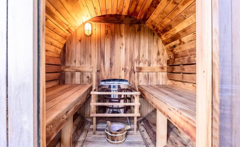 Sauna à 2 cosy à Gouvy