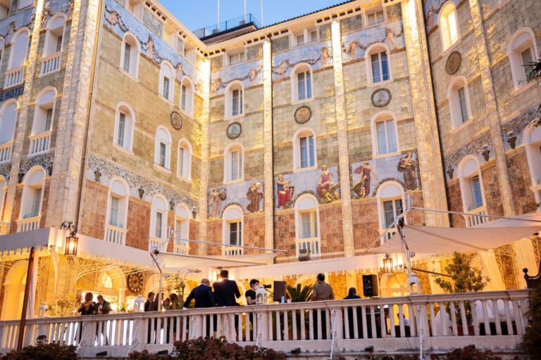 Facade incroyable à Ausonia Hungaria à Venise