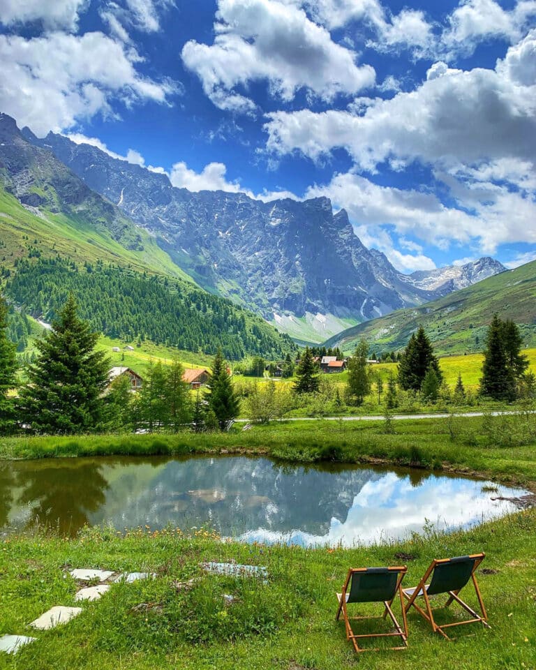 Lac à Berghuus Radons en Suisse