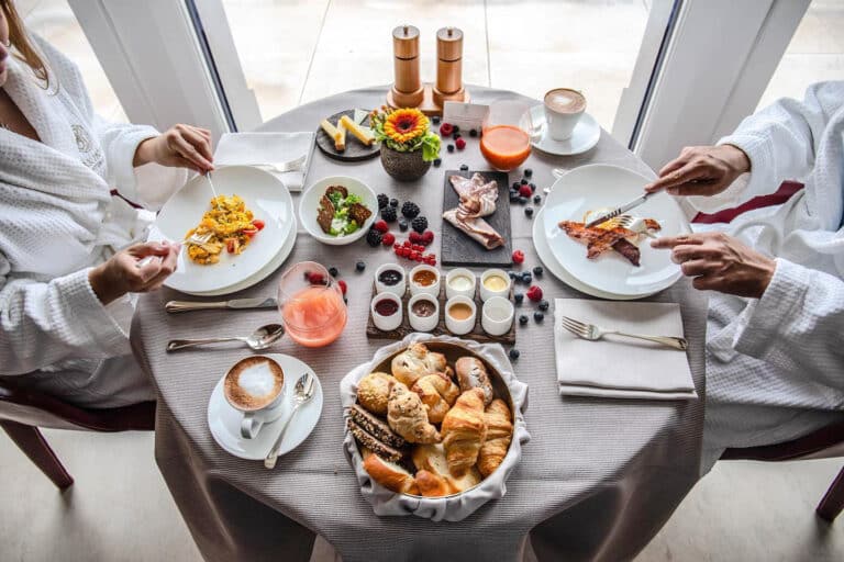 Petit déjeuner à Park Hotel Vitznau à Lucerne en Suisse