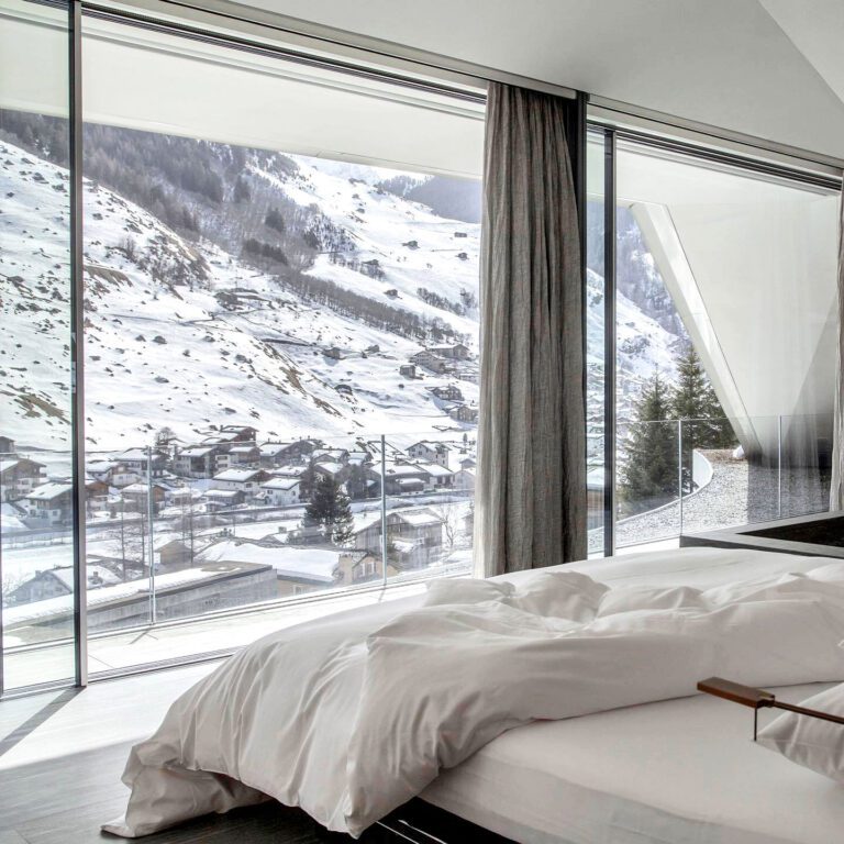 Chambre avec vue à 7132 Hotel à Vals en Suisse