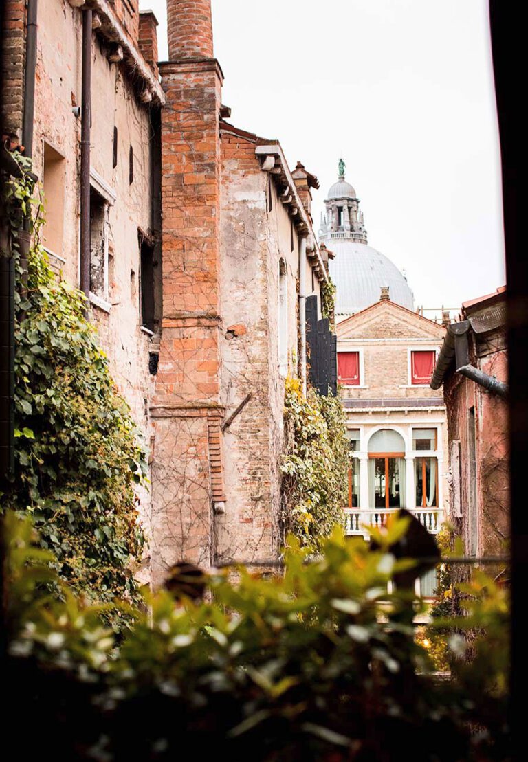 Vue de l'hôtel Flora à Venise