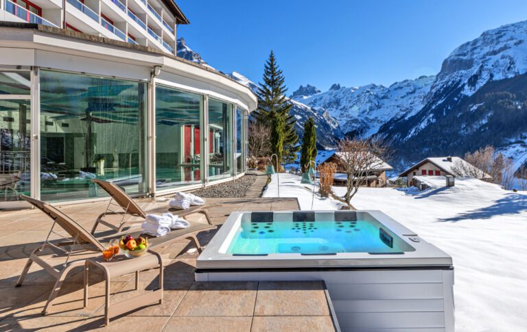 Jacuzzi Hotel Waldegg à Engelberg en Suisse