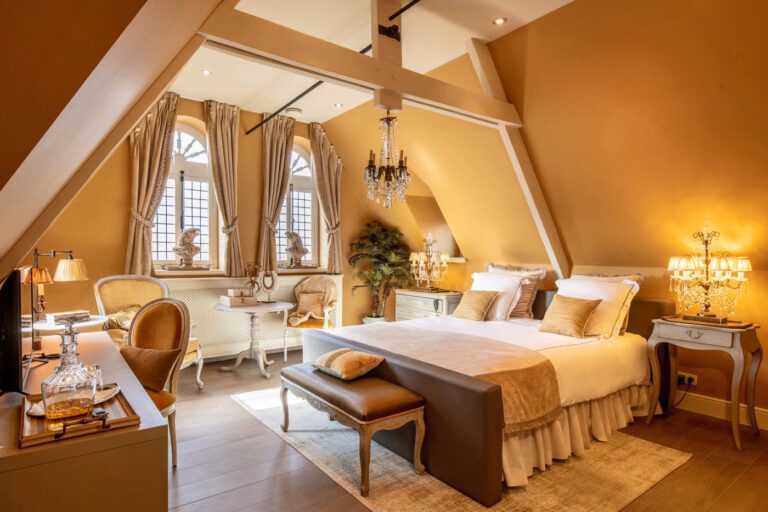 Chambre à Kasteel van Ordingen près de Liège en Belgique