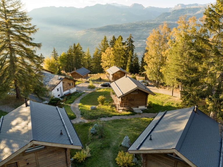 Les Mazots de la Source près de Lausanne en Suisse