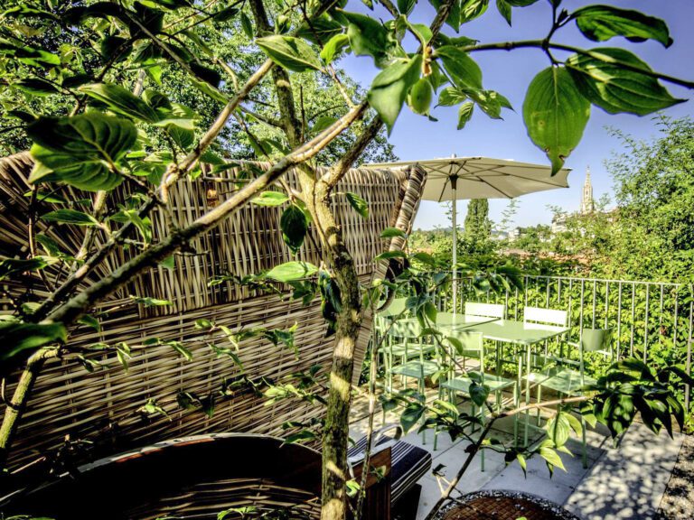 Jardin à L'Hotel Zollhaus à Berne en Suisse