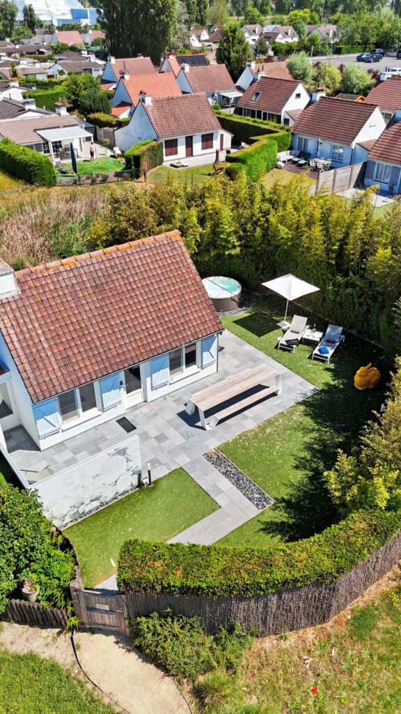 SeaNooz vue du ciel près de Coxyde