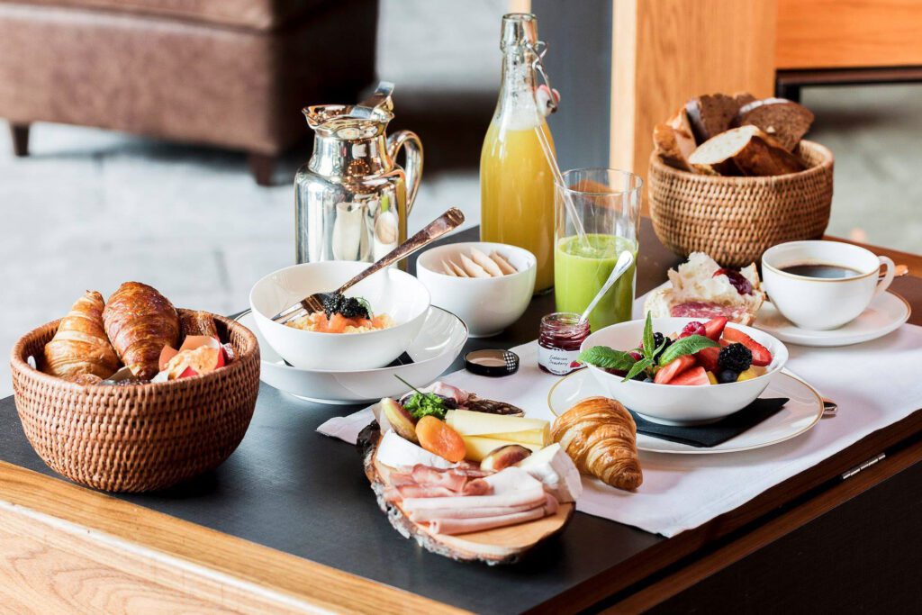 Petit déjeuner à The Chedi Andermatt en Suisse