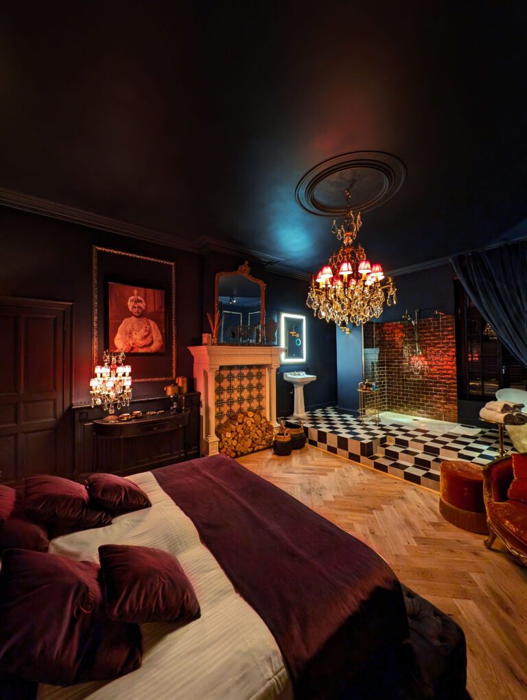 Suite à l'ambiance tamisée à Castelsuites à Bruges