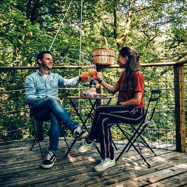 Couple au Domaine du Treuscoat près de Morlaix en Bretagne