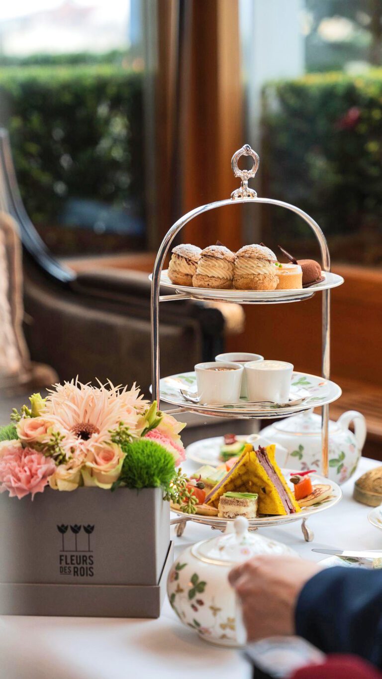 les trois rois hotel cover afternoon tea