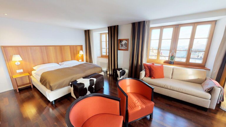 Chambre à l'Hôtel Pilatus-Kul près de Lucerne