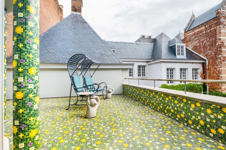 Terrasse de l'Hôtel De Witte Lelie à Anvers