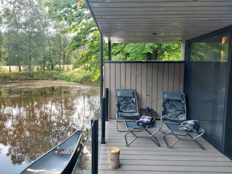 Terrasse Wood and Lakes à Waimes