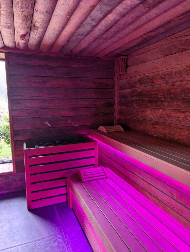 Sauna avec vue au Domaine des Thermes à Liège