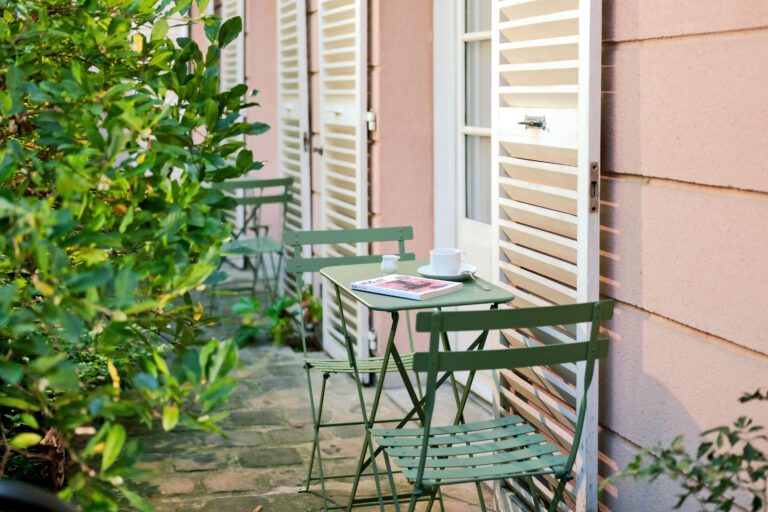 Terrasse de l'Hôtel des Grandes Écoles à Paris