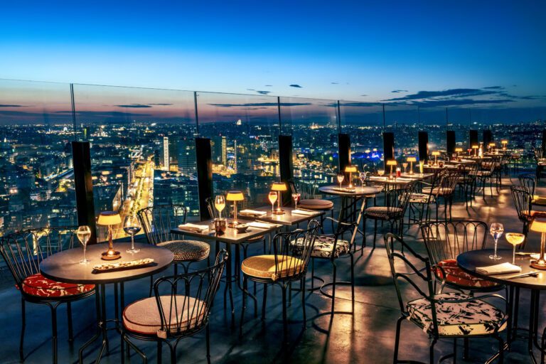 Restaurant rooftop au Too Hôtel à paris