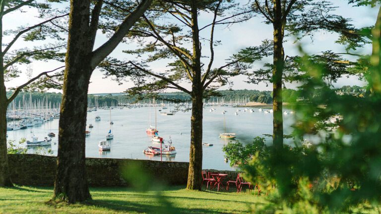 Vue sur la mer à la Villa Tri Men à Quimper en Bretagne