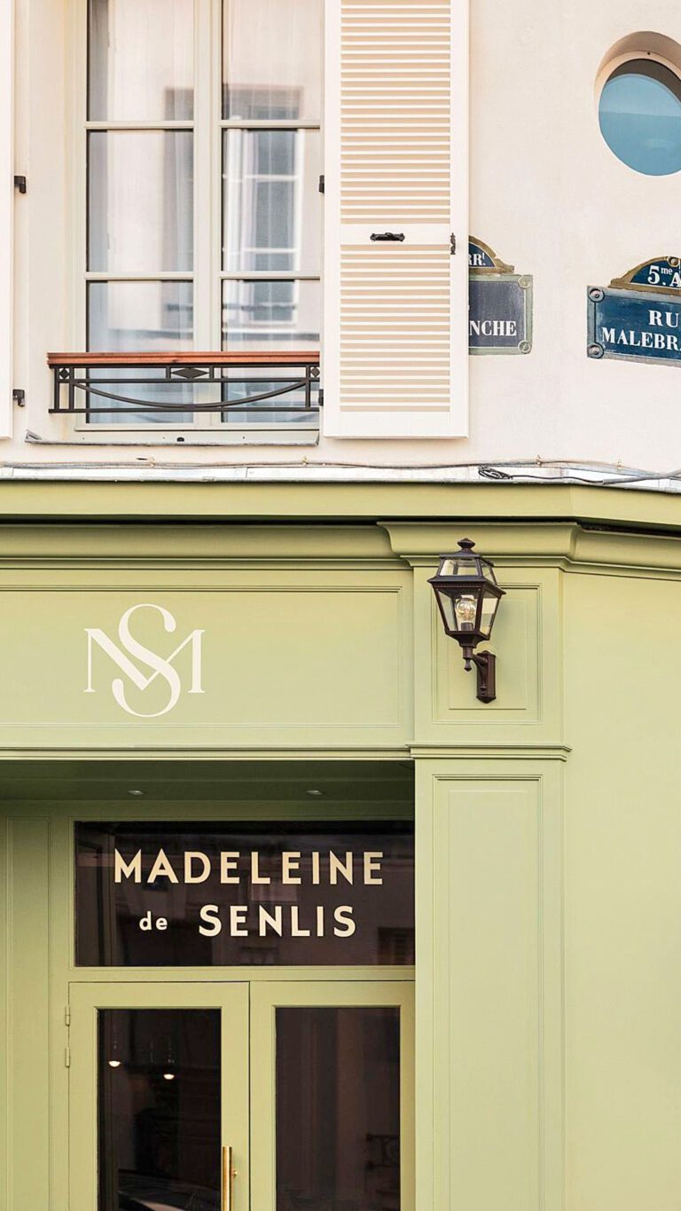 Façade de l'hôtel Madeleine de Senlis à Paris