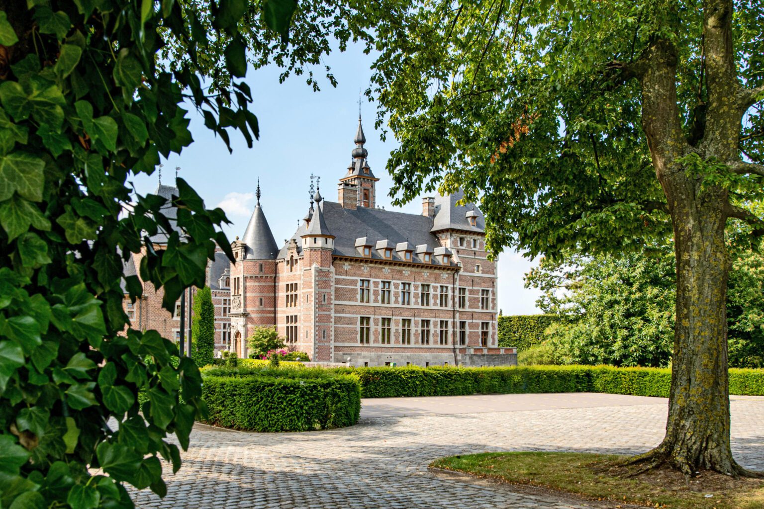 Château à Kasteel van Ordingen près de Liège en Belgique