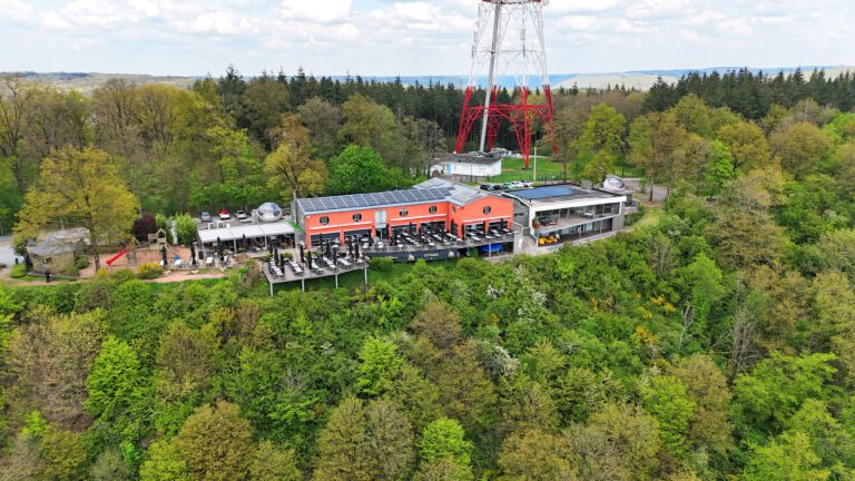 Vue aérienne de l'Hôtel Les 7 Meuses