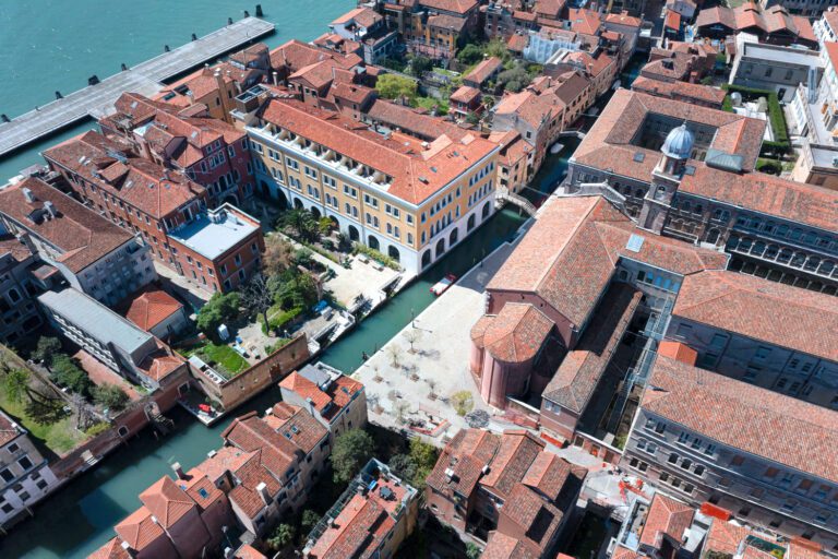Palazzo Veneziano vue du ciel au Palazzo Veneziano à Venise