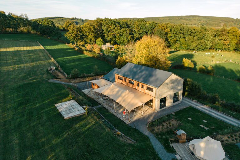 Domaine de Bra vue du ciel