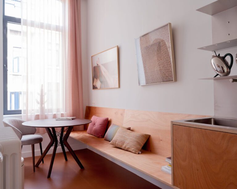 Côté salon de la Maison de Chestret à Liège