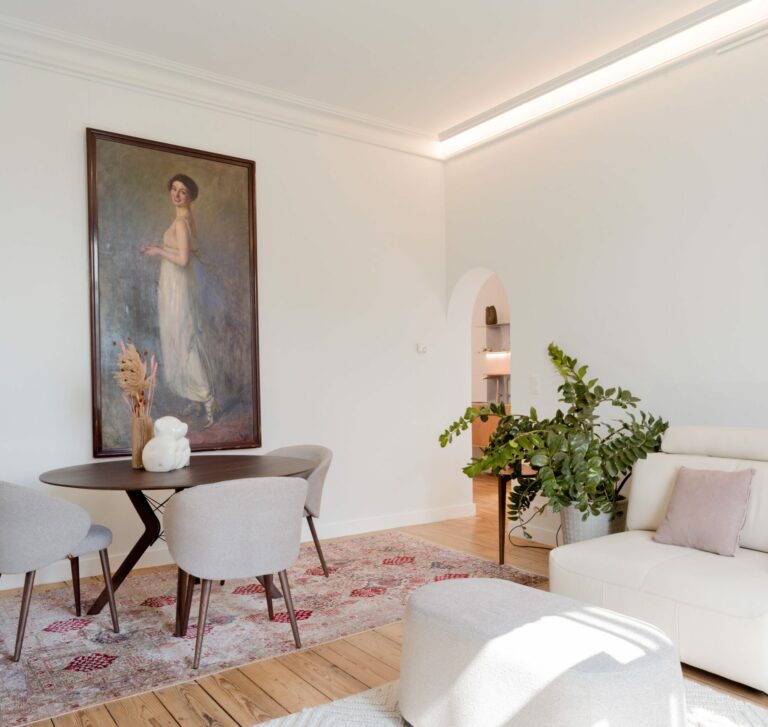 Salon et salle à manger de la Maison de Chestret à Liège