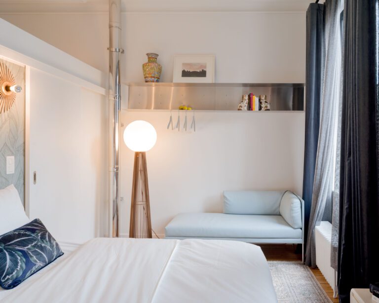 Chambre bleue de la Maison de Chestret à Liège